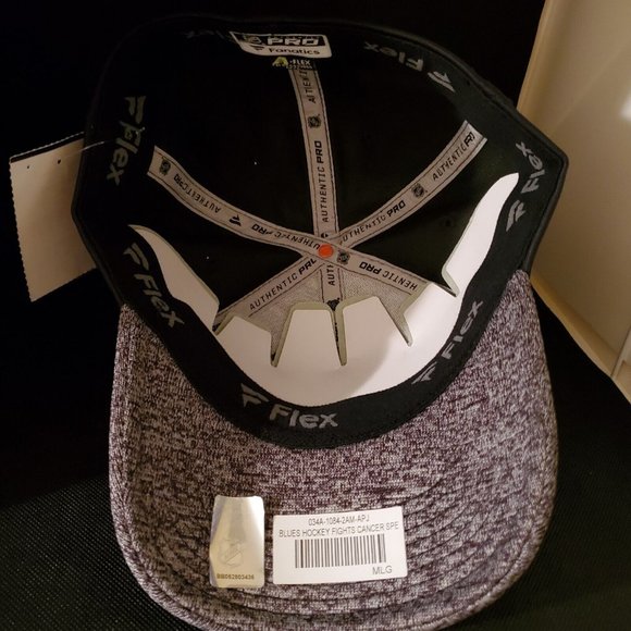 NHL Hockey Fights Cancer Cap Hat St Louis Blues - Picture 6 of 6